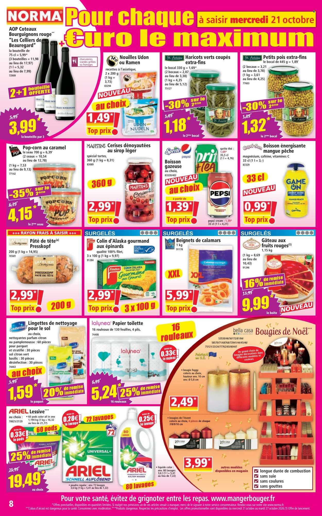 Catalogue NORMA - Du mercredi 21 octobre 2026