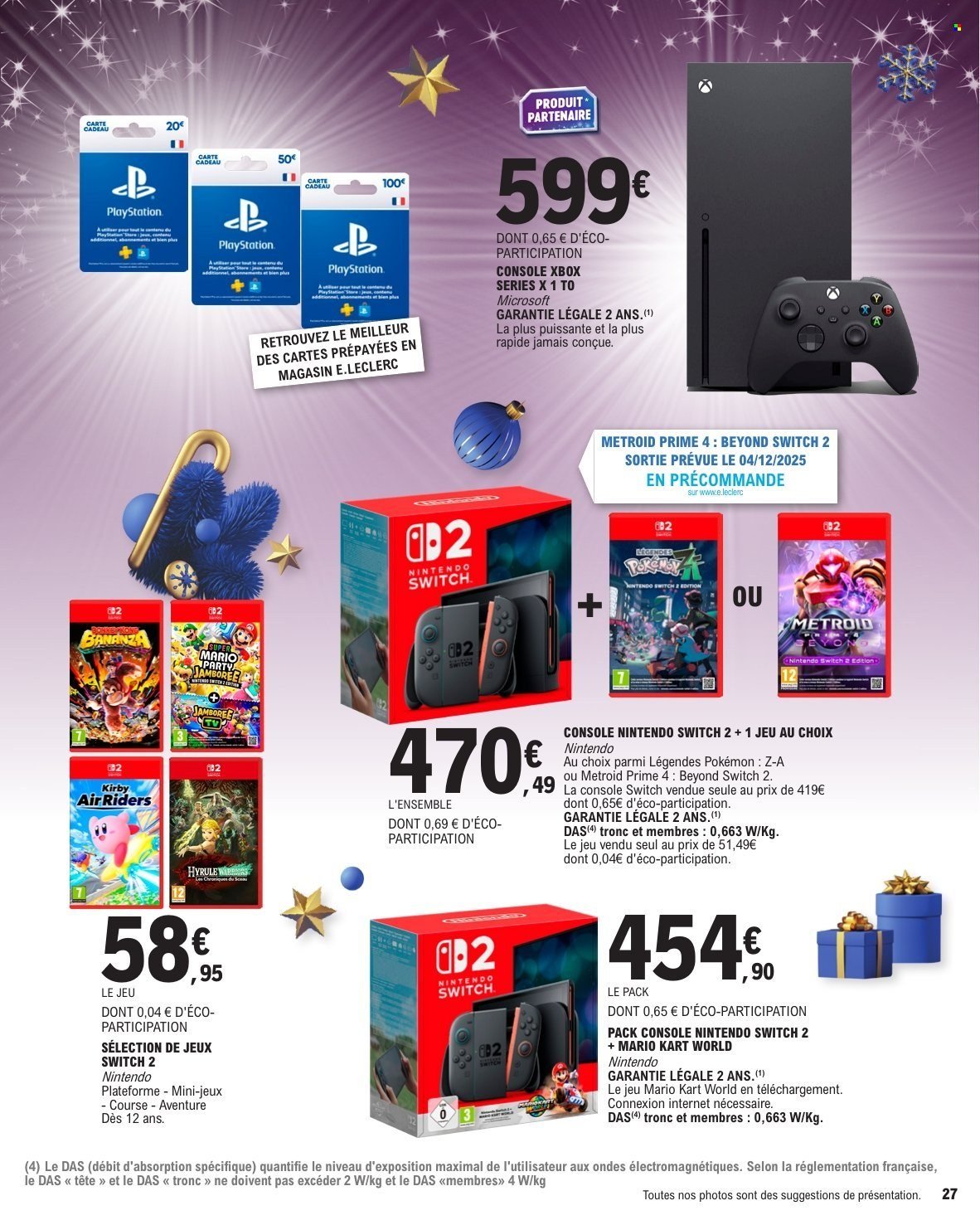 Catalogue E.LECLERC - CADEAUX REGION (2025-12-02 - 2025-12-20)