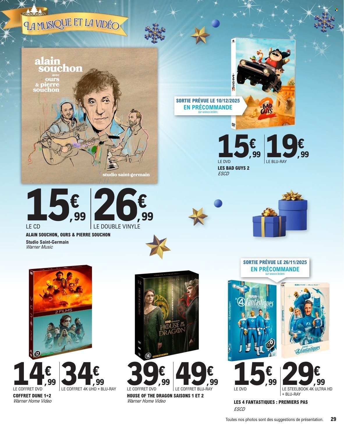 Catalogue E.LECLERC - CADEAUX REGION (2025-12-02 - 2025-12-20)