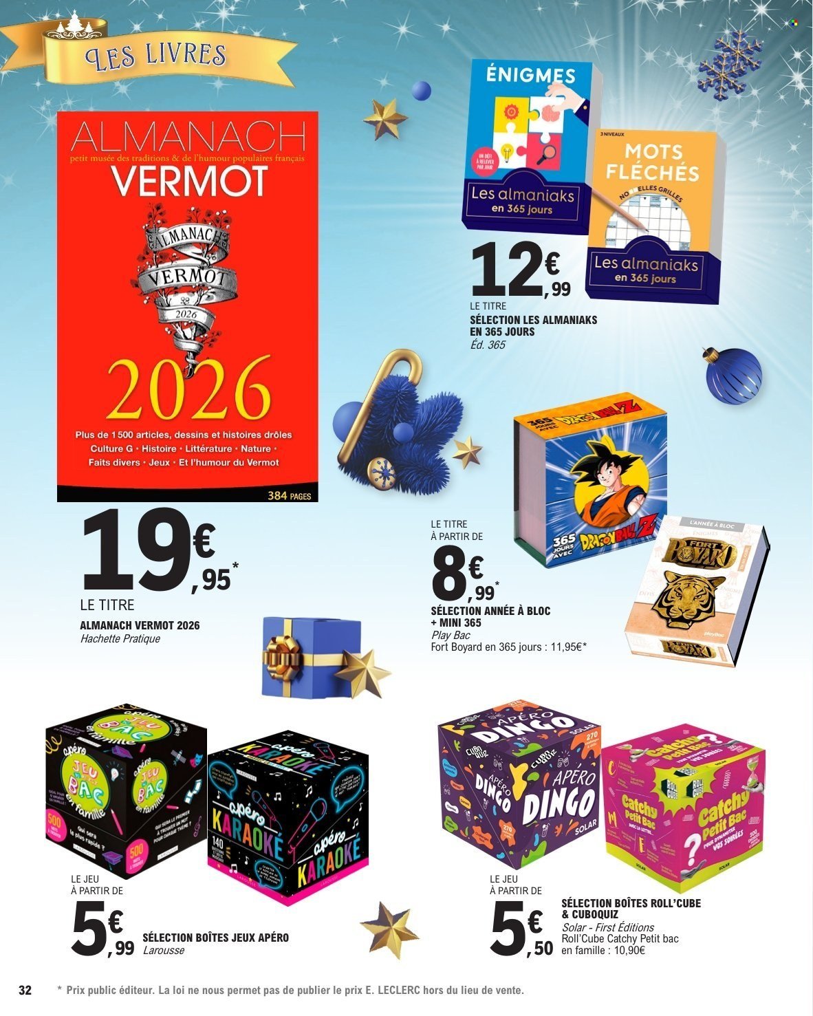 Catalogue E.LECLERC - CADEAUX REGION (2025-12-02 - 2025-12-20)