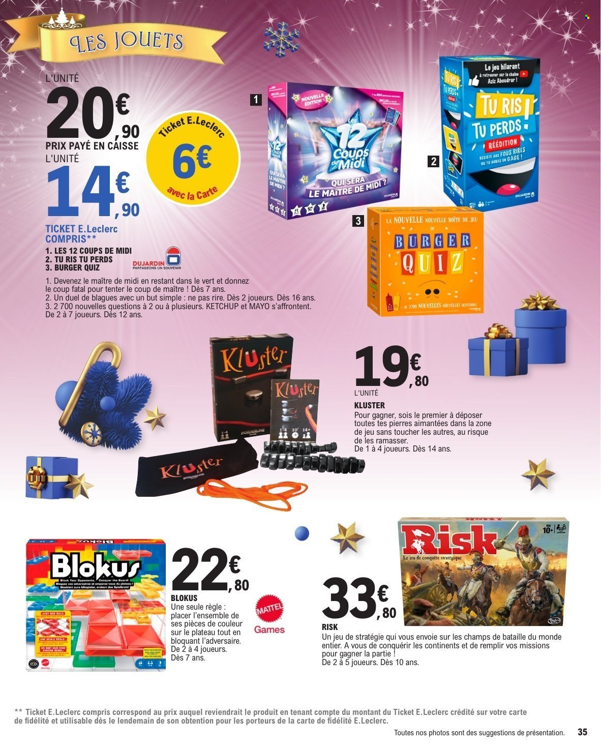 Catalogue E.LECLERC - CADEAUX REGION (2025-12-02 - 2025-12-20)