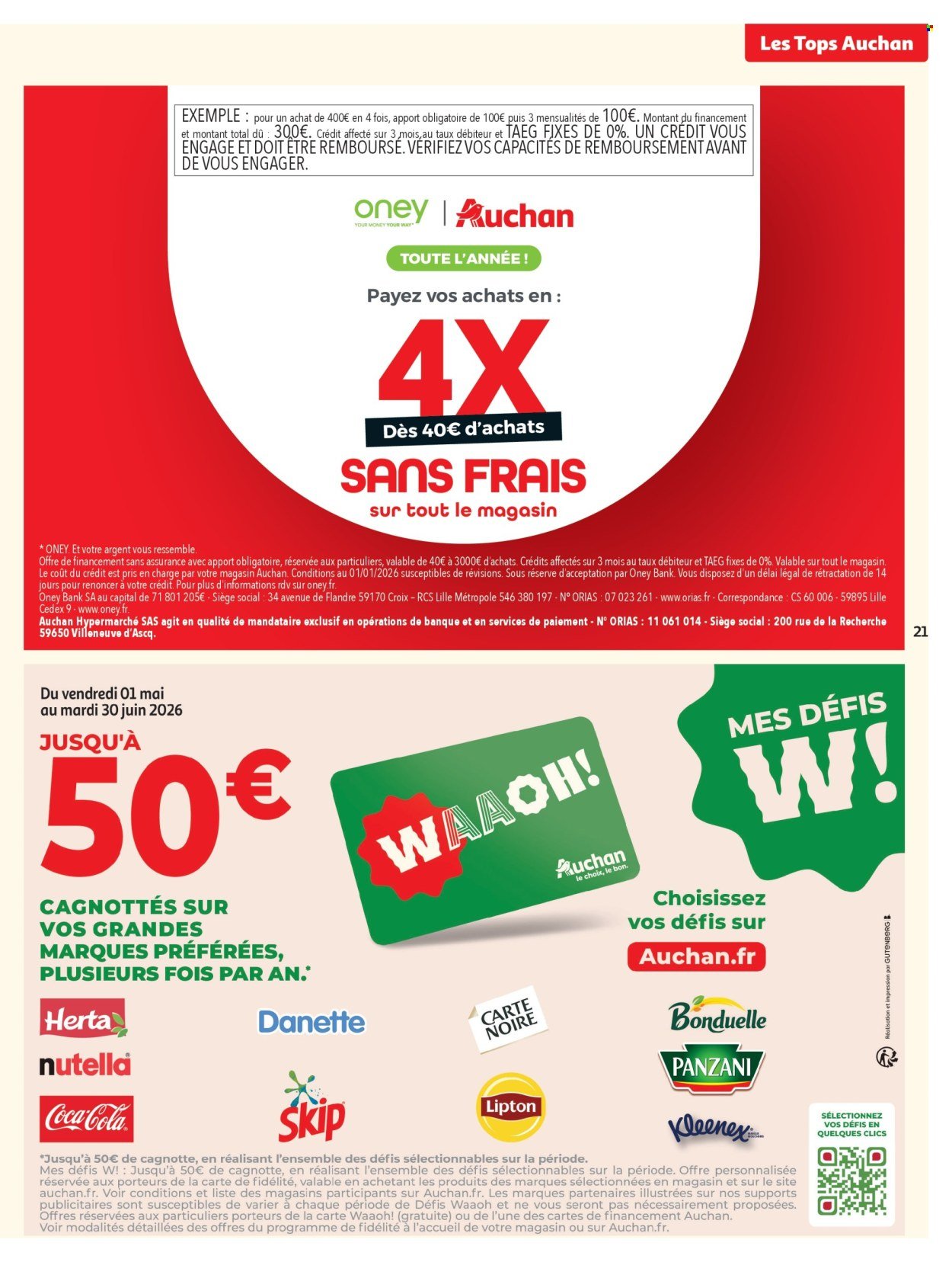 Catalogue AUCHAN - 25 jours Auchan hypers (2026-04-28 - 2026-05-10)