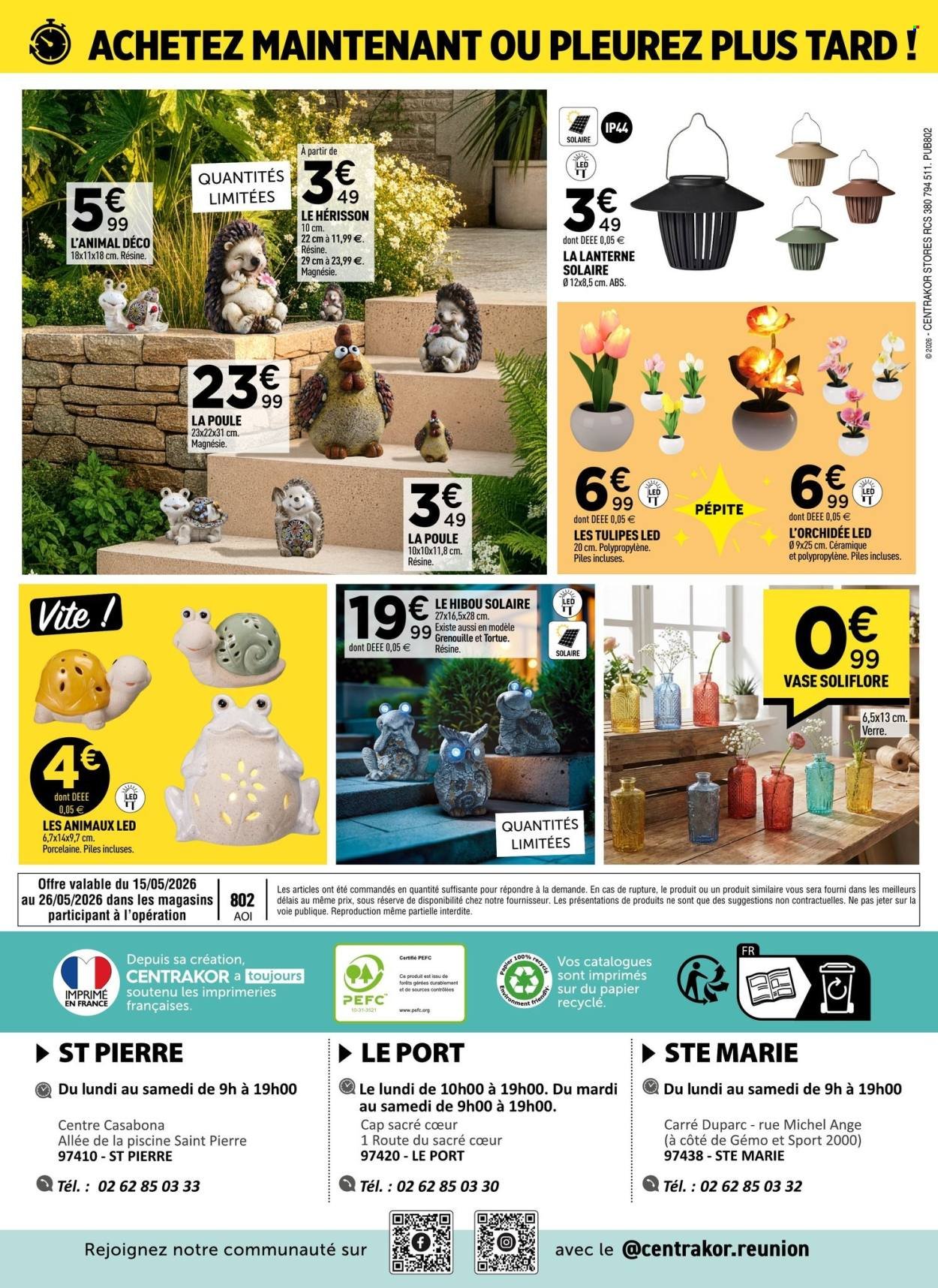 Catalogue CENTRAKOR - Du vendredi 15 mai 2026