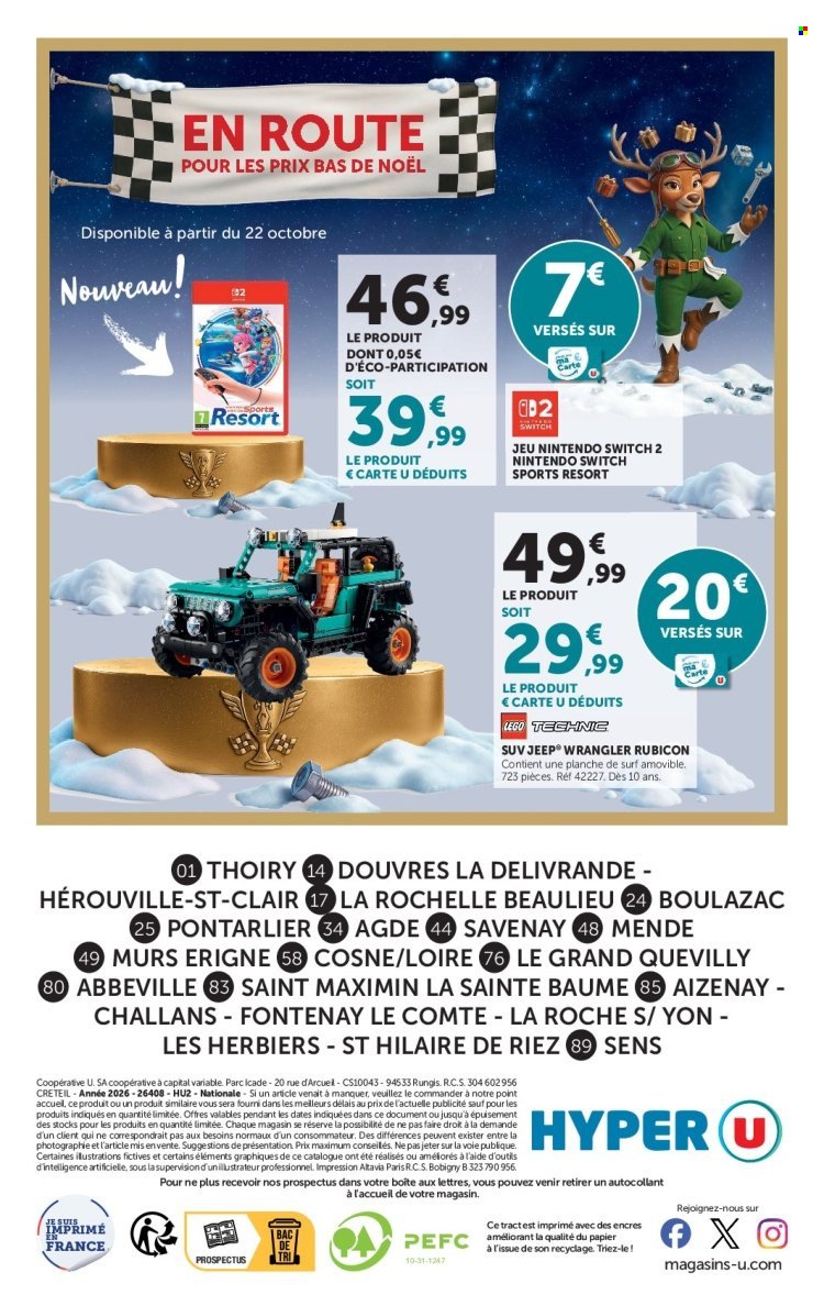 Catalogue HYPER U - Prix bas de Noël