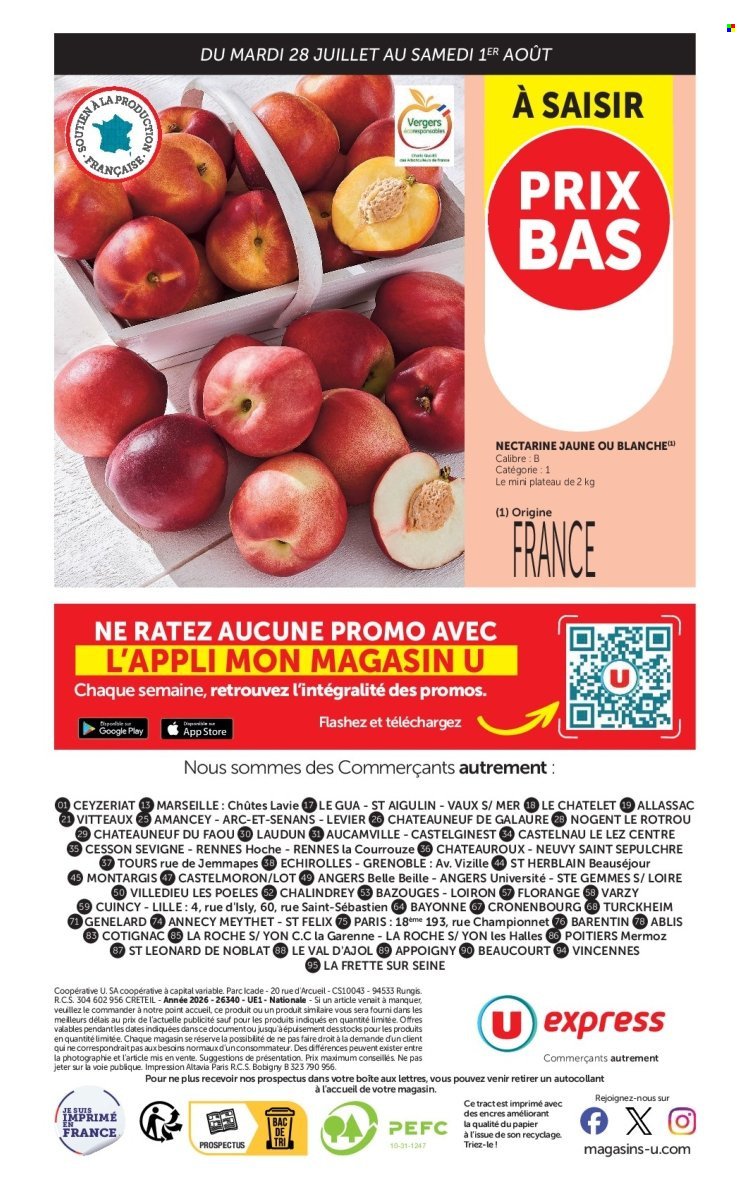 Catalogue U EXPRESS - Les prix bas de la semaine