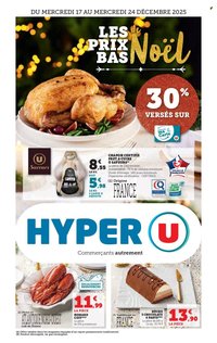 Catalogue HYPER U - Les prix bas de Noël (2025-12-17 - 2025-12-24)