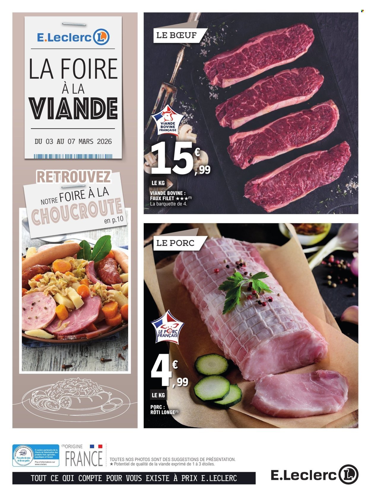 Catalogue E.LECLERC - FOIRE VIANDE
