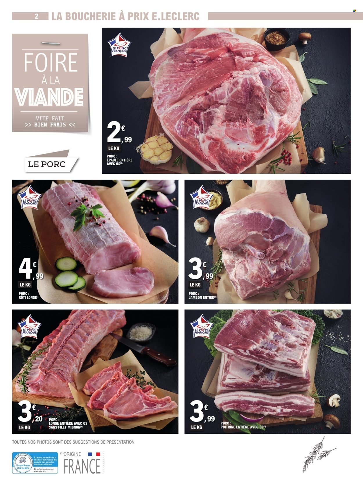 Catalogue E.LECLERC - FOIRE VIANDE
