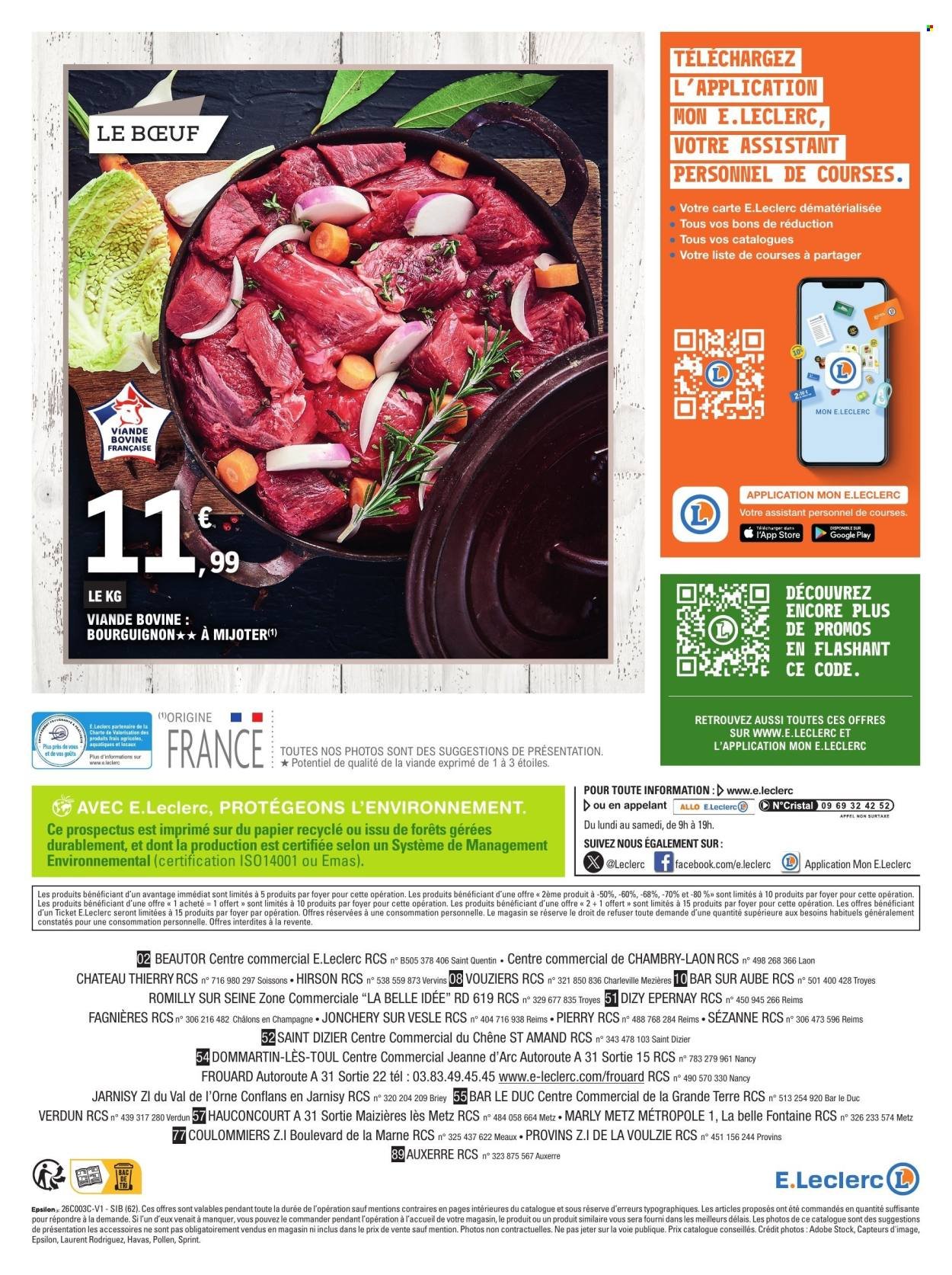 Catalogue E.LECLERC - FOIRE VIANDE