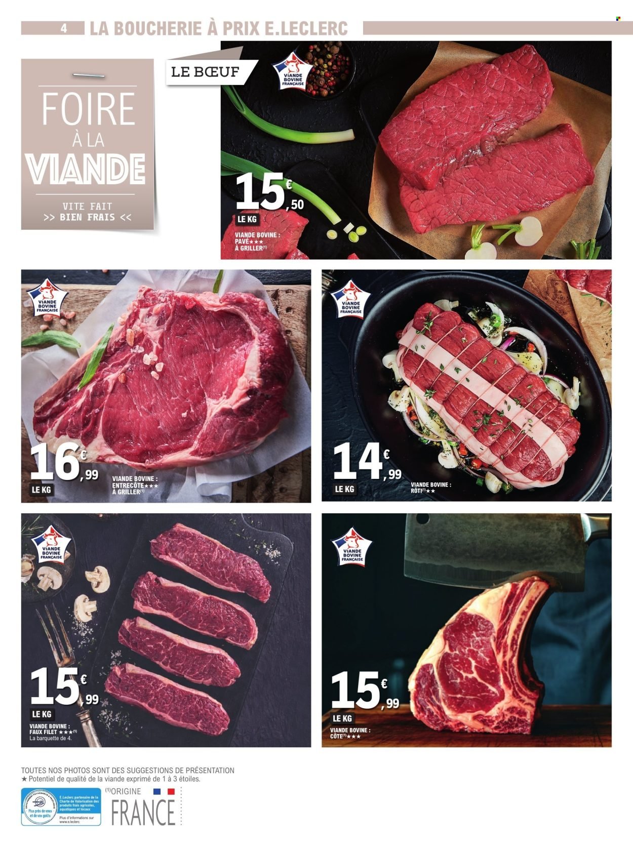 Catalogue E.LECLERC - FOIRE VIANDE