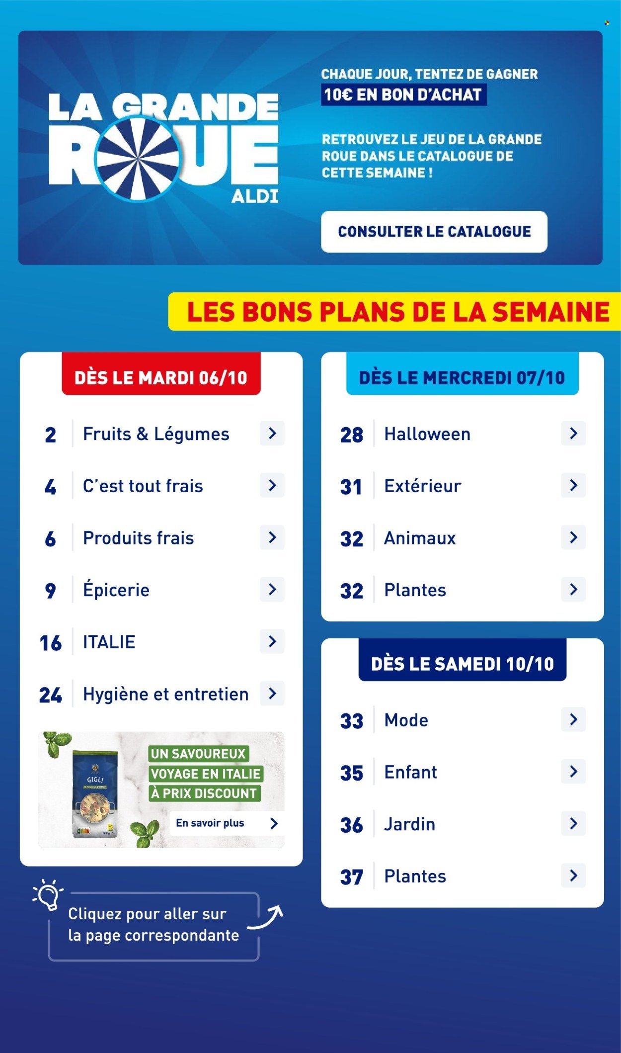 Catalogue ALDI - Un savourex voyage en Italie à prix discount