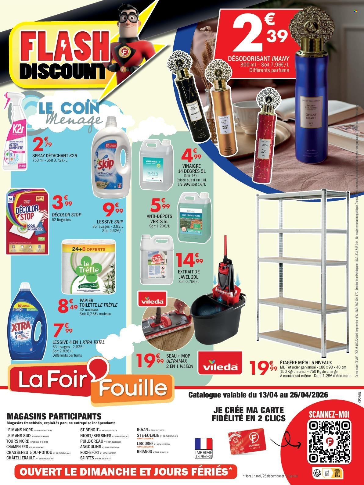 Catalogue LA FOIR'FOUILLE - Du lundi 13 avril 2026
