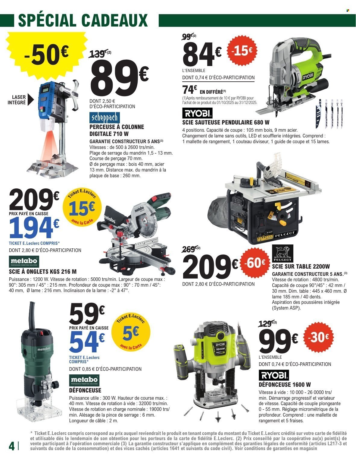 Catalogue E.LECLERC - TRAFIC BRICO