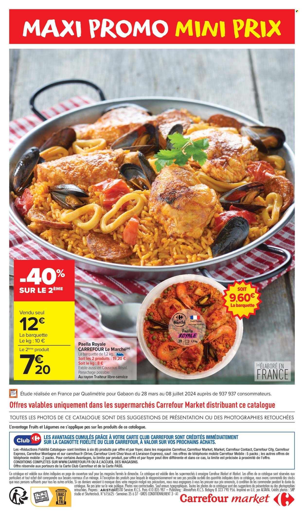 Catalogue CARREFOUR MARKET - GROS CONDITIONNEMENT (2025-08-26 - 2025-09-07)