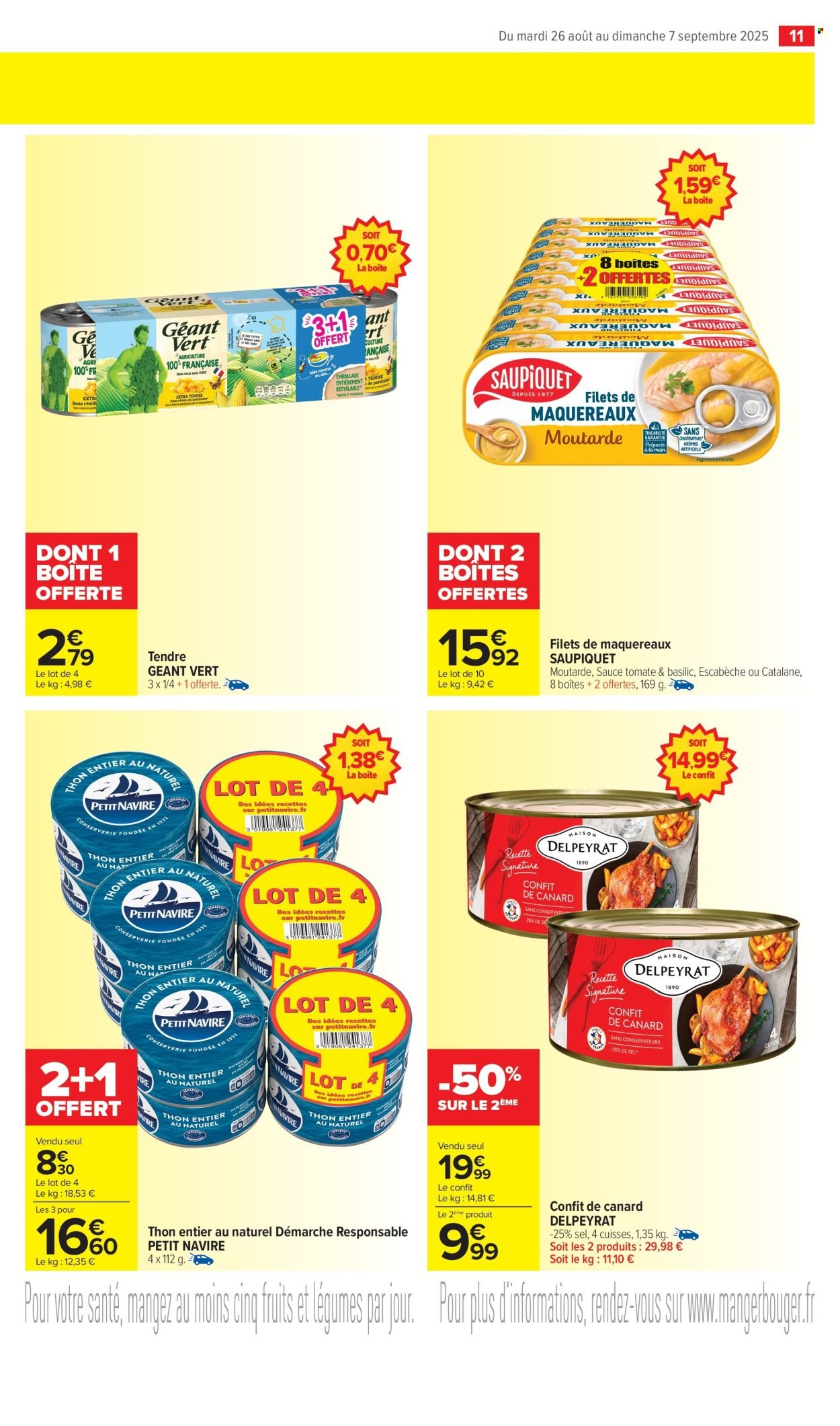 Catalogue CARREFOUR MARKET - GROS CONDITIONNEMENT (2025-08-26 - 2025-09-07)