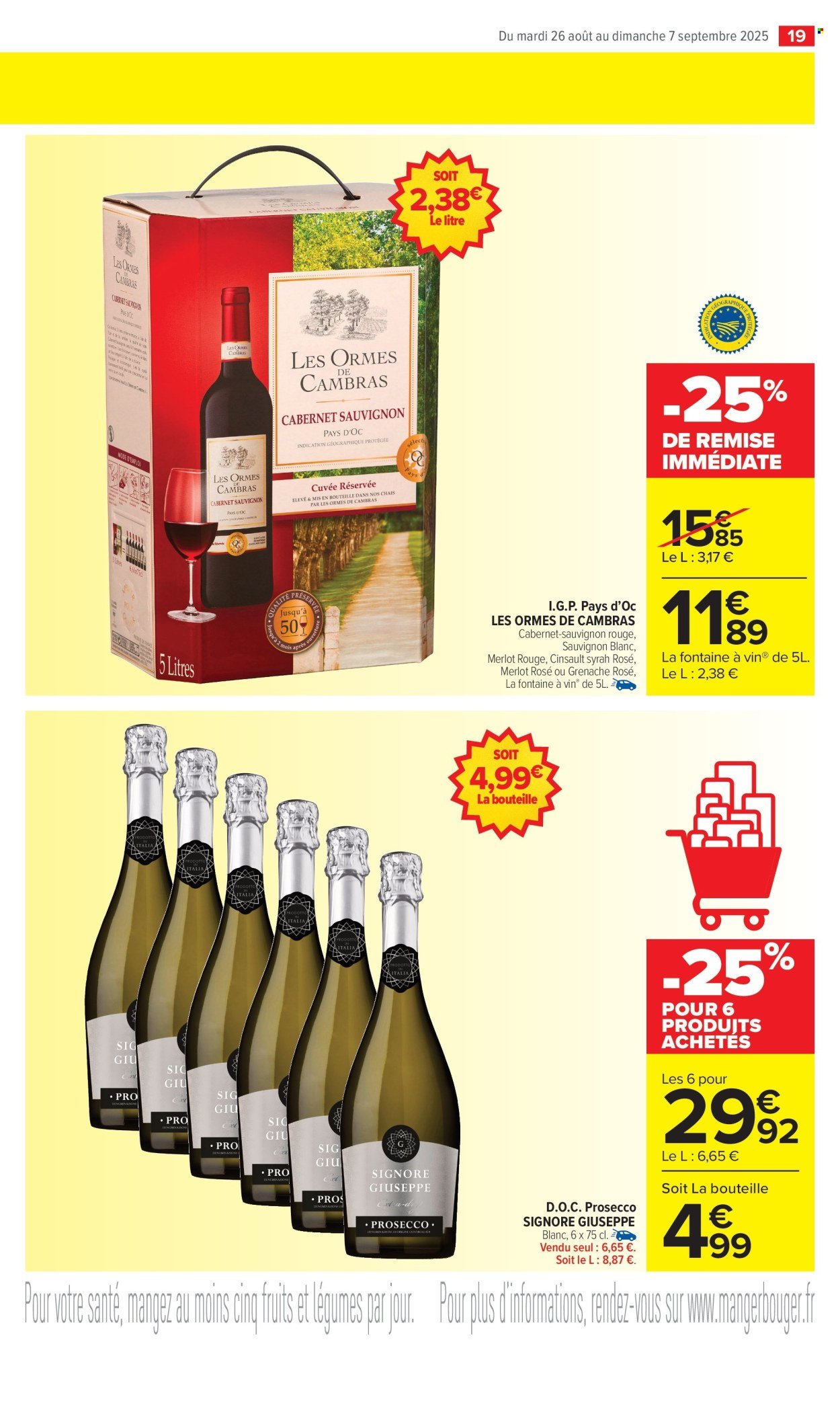 Catalogue CARREFOUR MARKET - GROS CONDITIONNEMENT (2025-08-26 - 2025-09-07)