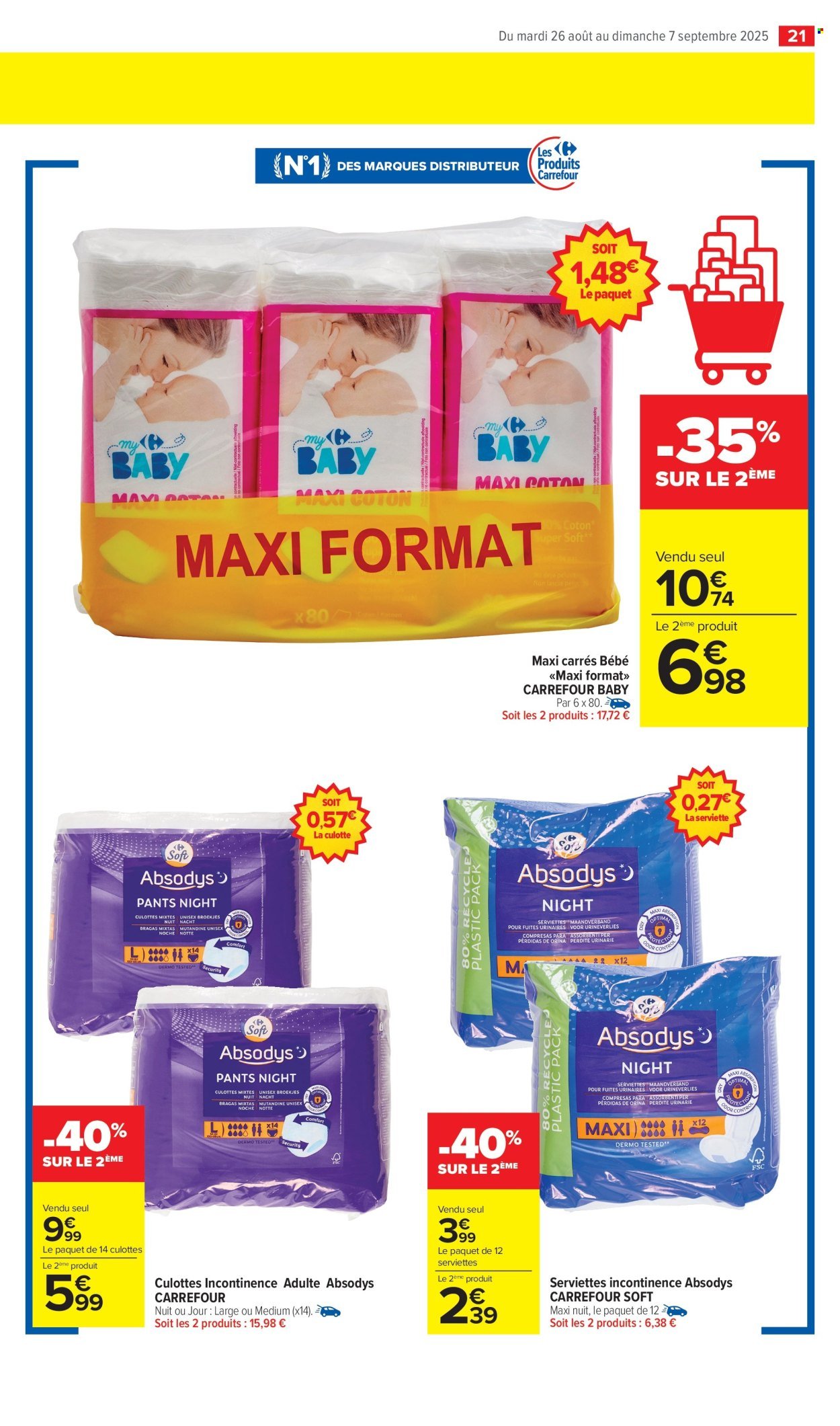 Catalogue CARREFOUR MARKET - GROS CONDITIONNEMENT (2025-08-26 - 2025-09-07)