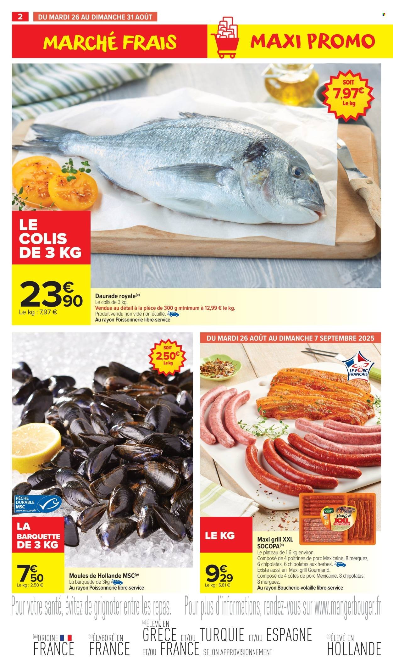 Catalogue CARREFOUR MARKET - GROS CONDITIONNEMENT (2025-08-26 - 2025-09-07)