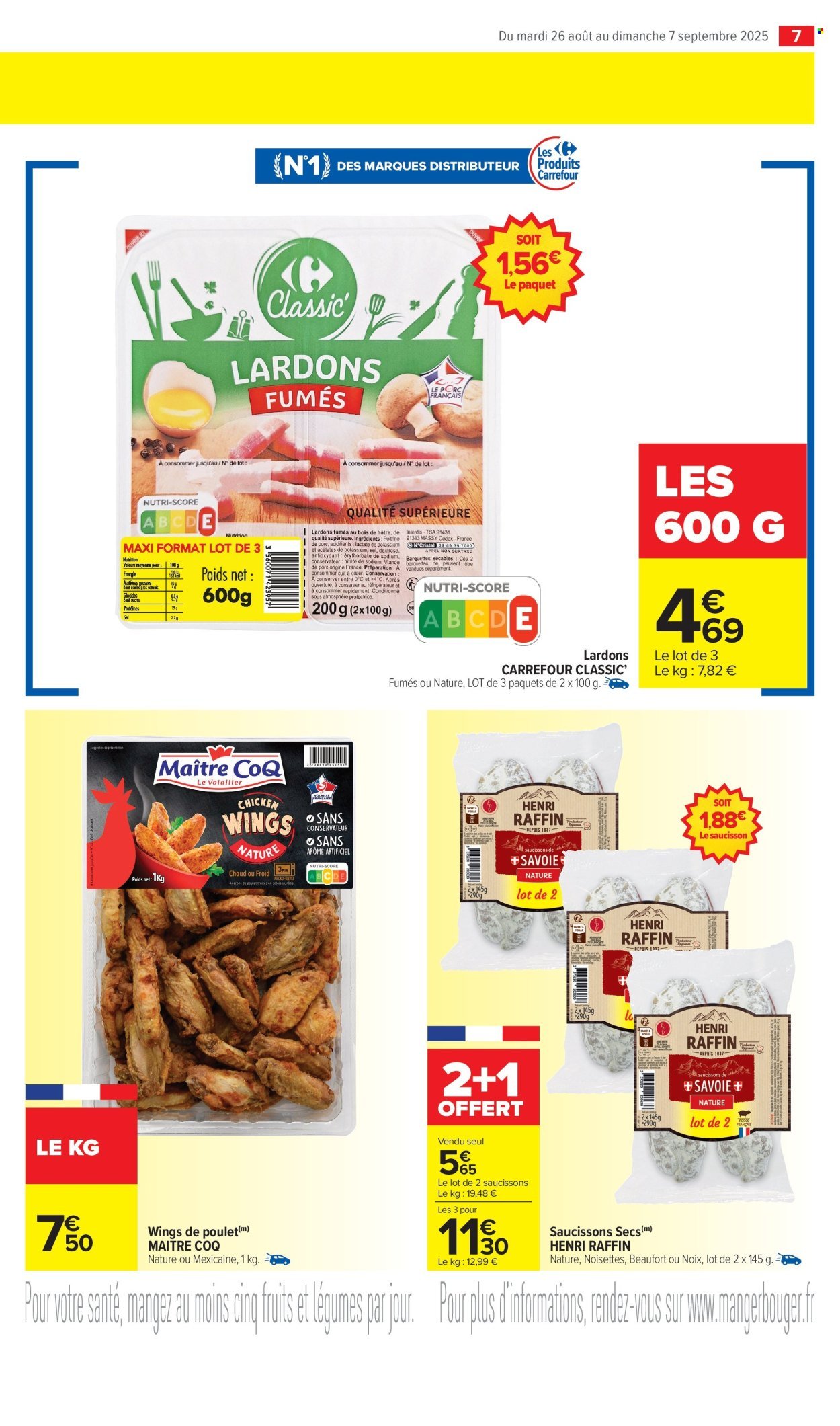 Catalogue CARREFOUR MARKET - GROS CONDITIONNEMENT (2025-08-26 - 2025-09-07)