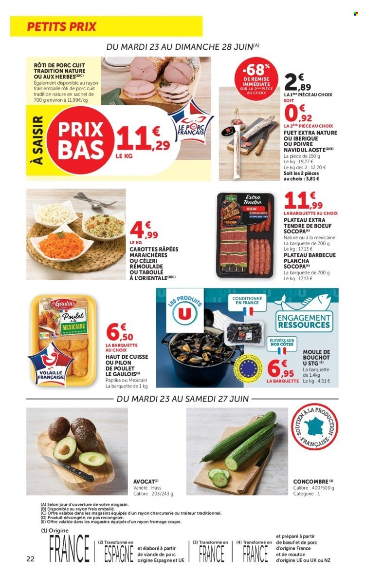 Catalogue SUPER U - Les prix bas de la semaine