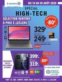 Catalogue E.LECLERC - HIGH-TECH RENTREE DES ELEVES