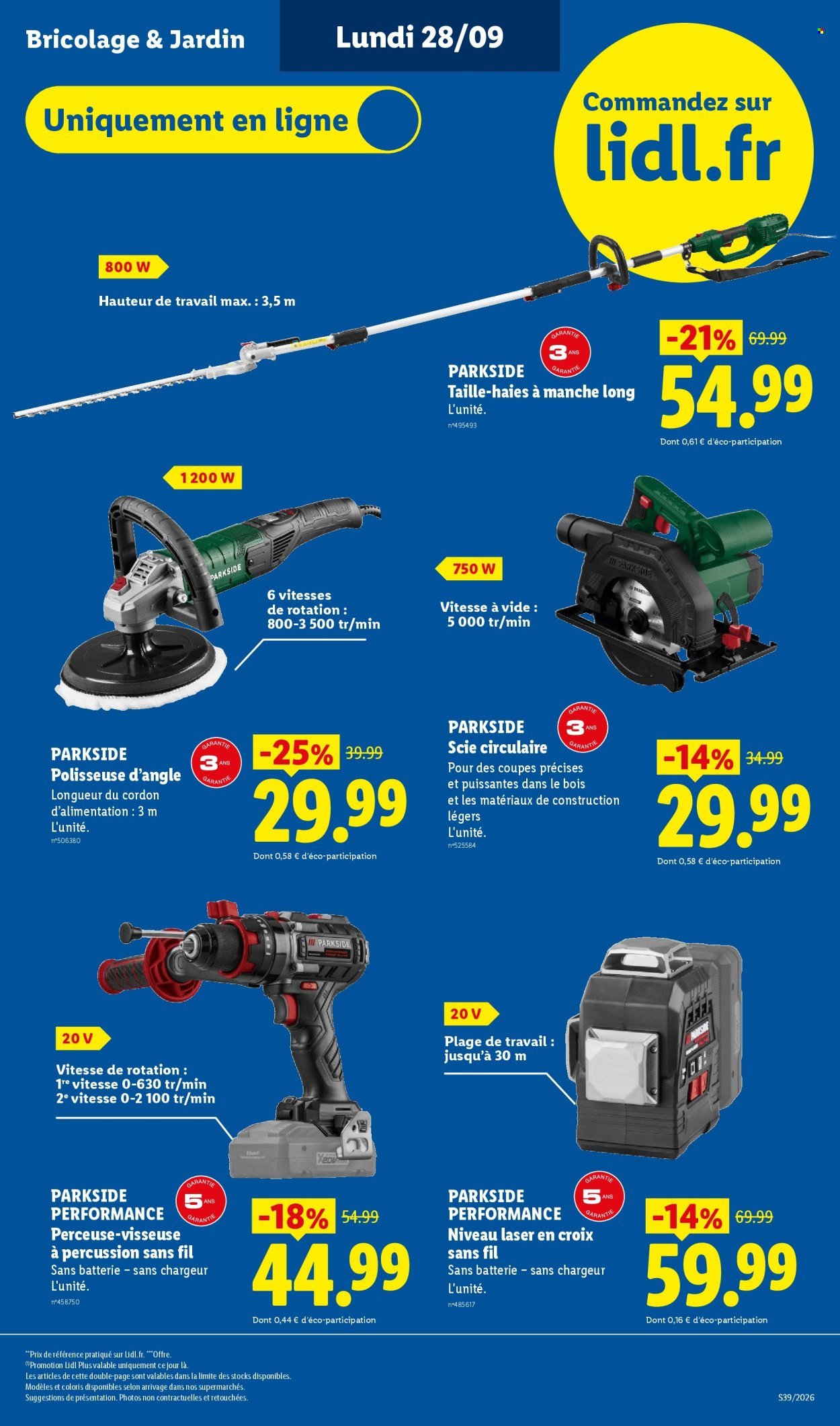 Catalogue LIDL - Les promos de la semaine