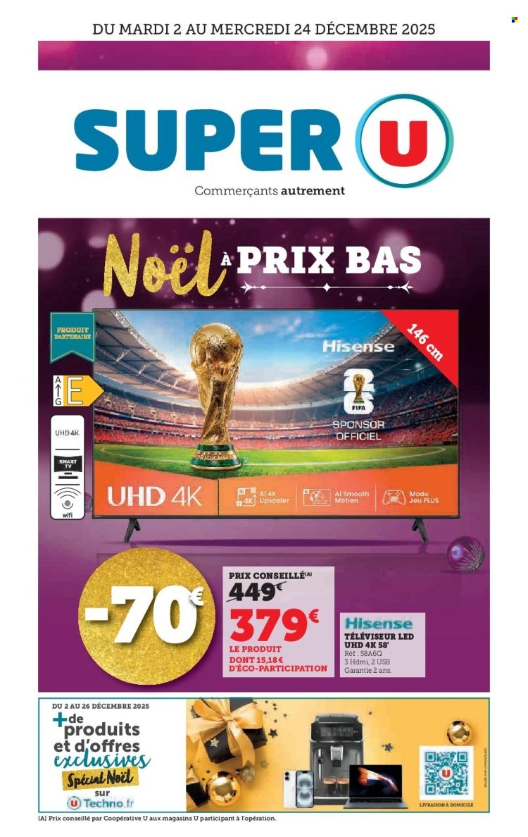 Catalogue SUPER U - Multimédia (2025-12-02 - 2025-12-24)