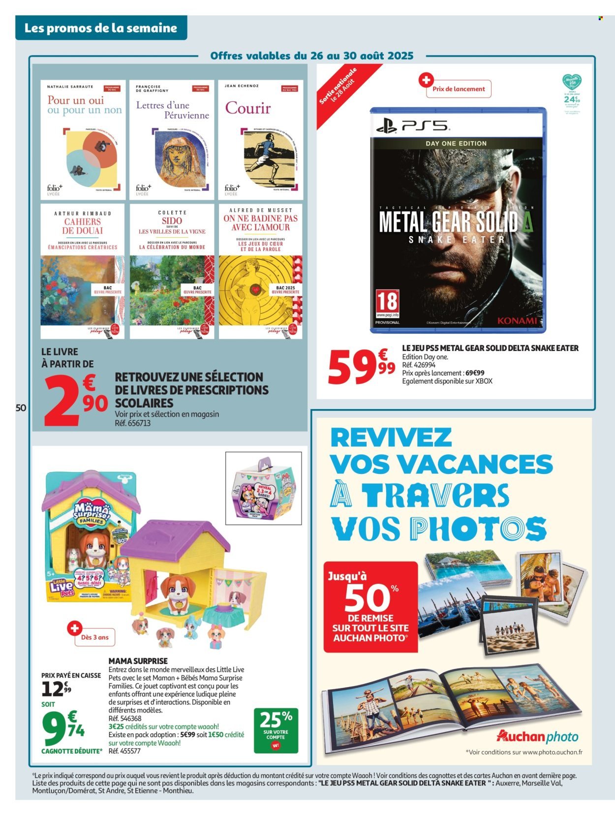 Catalogue AUCHAN - Des prix bas dès les premiers pas (2025-08-26 - 2025-09-07)