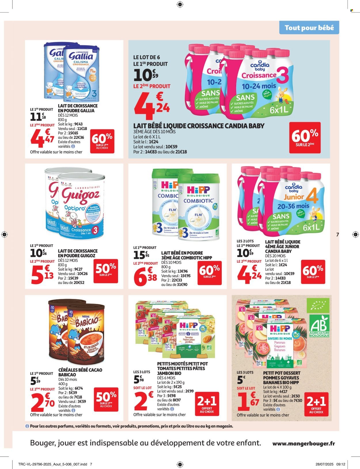 Catalogue AUCHAN - Des prix bas dès les premiers pas (2025-08-26 - 2025-09-07)