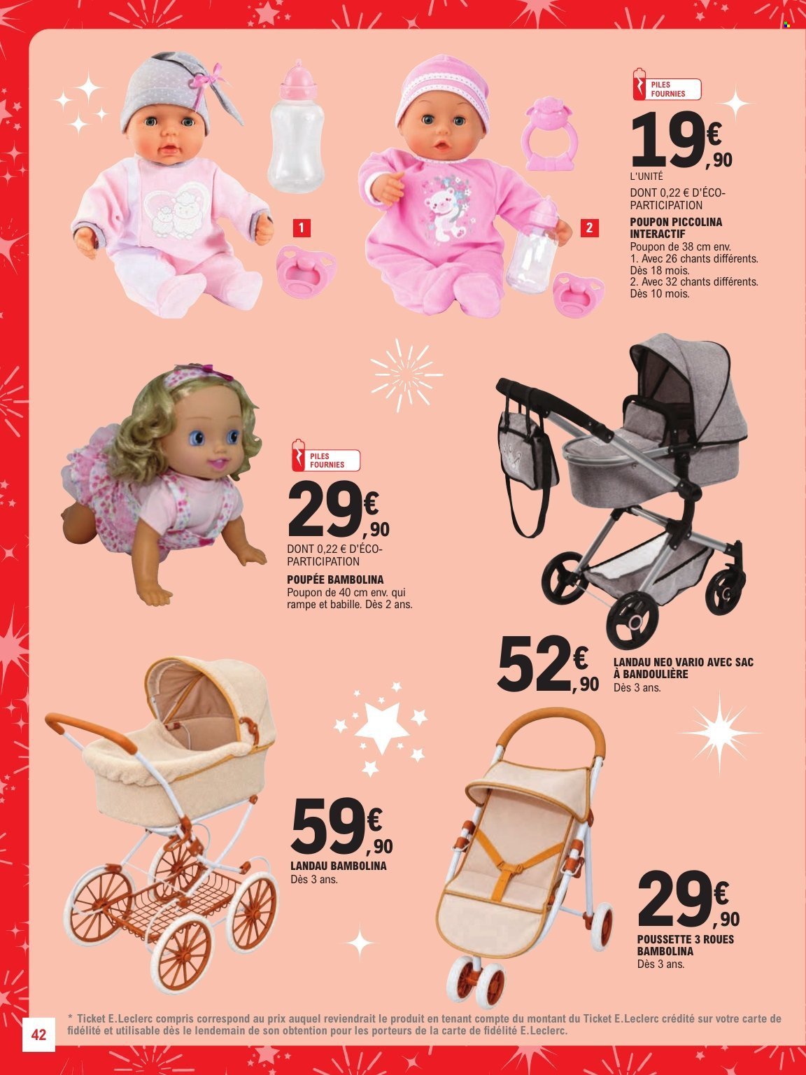 Catalogue E.LECLERC - JOUETS DE NOEL
