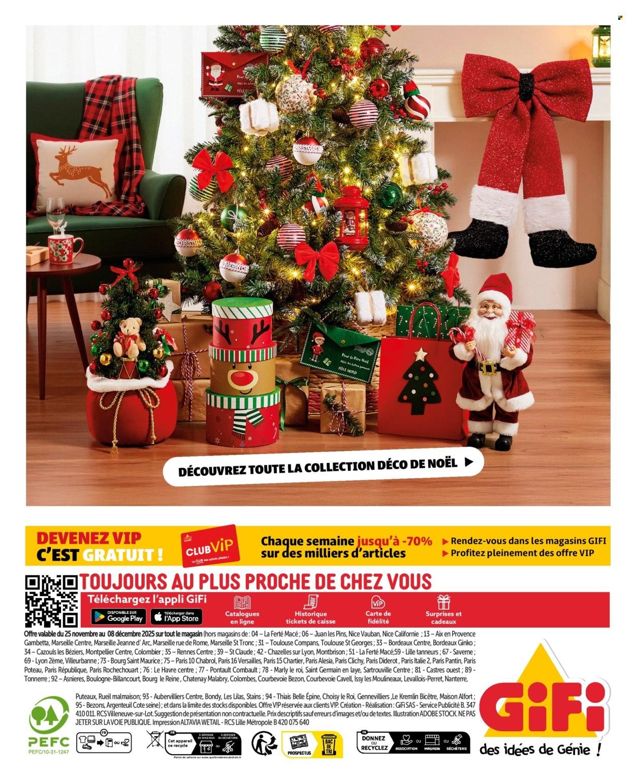 Catalogue GIFI - Déco spécial Noël