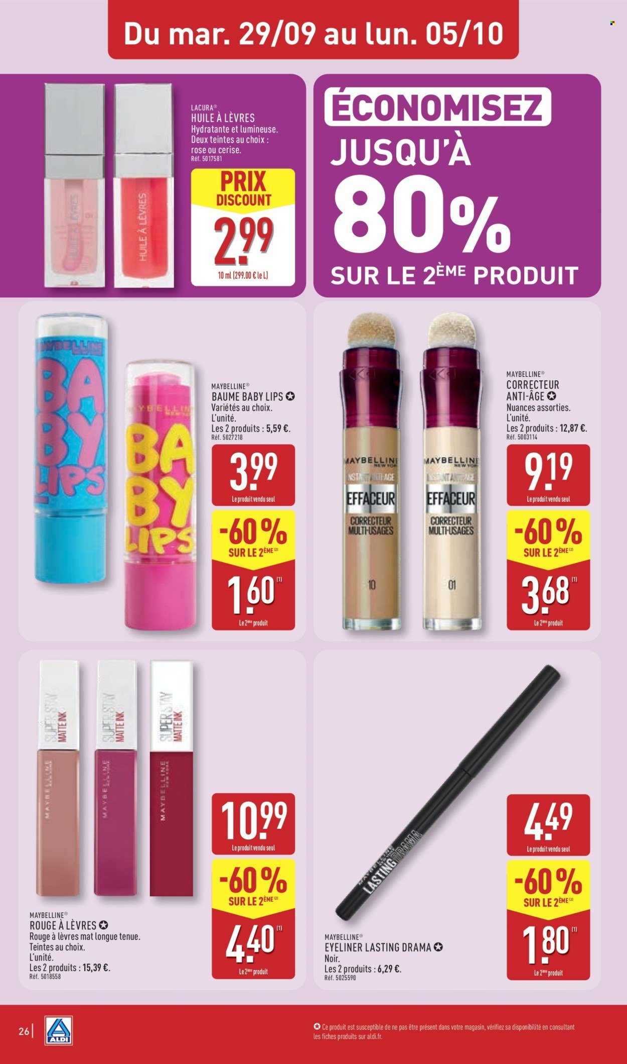 Catalogue ALDI - Du mardi 29 septembre 2026