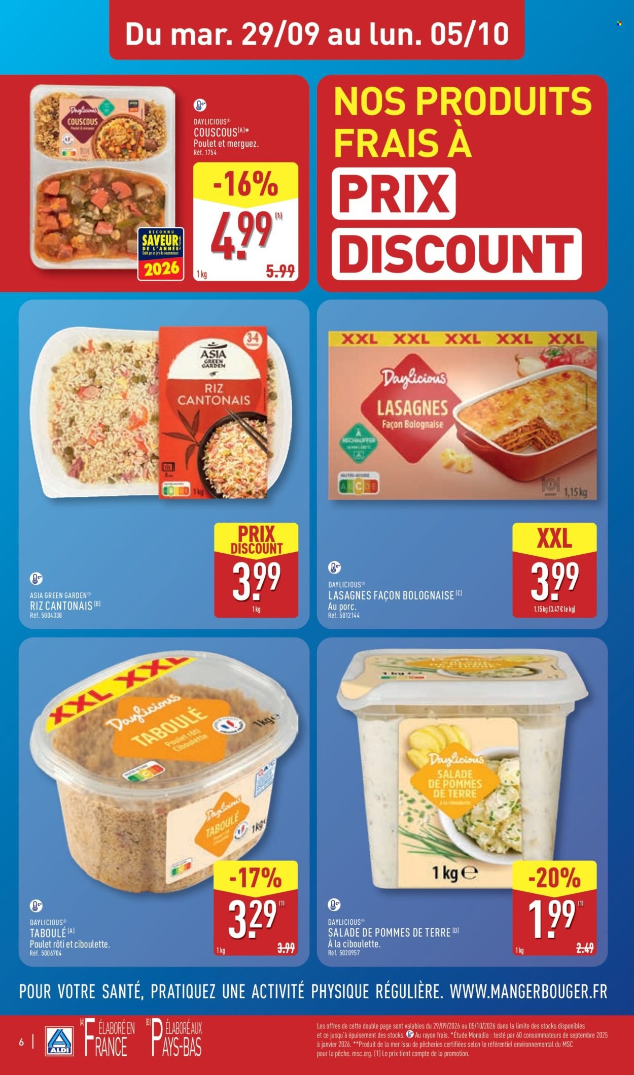 Catalogue ALDI - Du mardi 29 septembre 2026