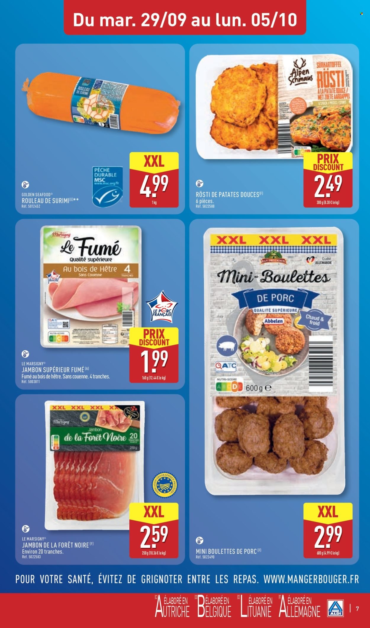 Catalogue ALDI - Du mardi 29 septembre 2026