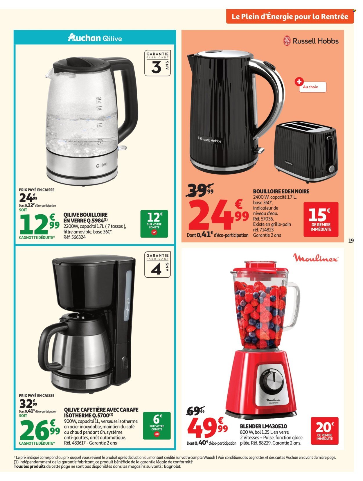 Catalogue AUCHAN - Ménage rentrée hypers