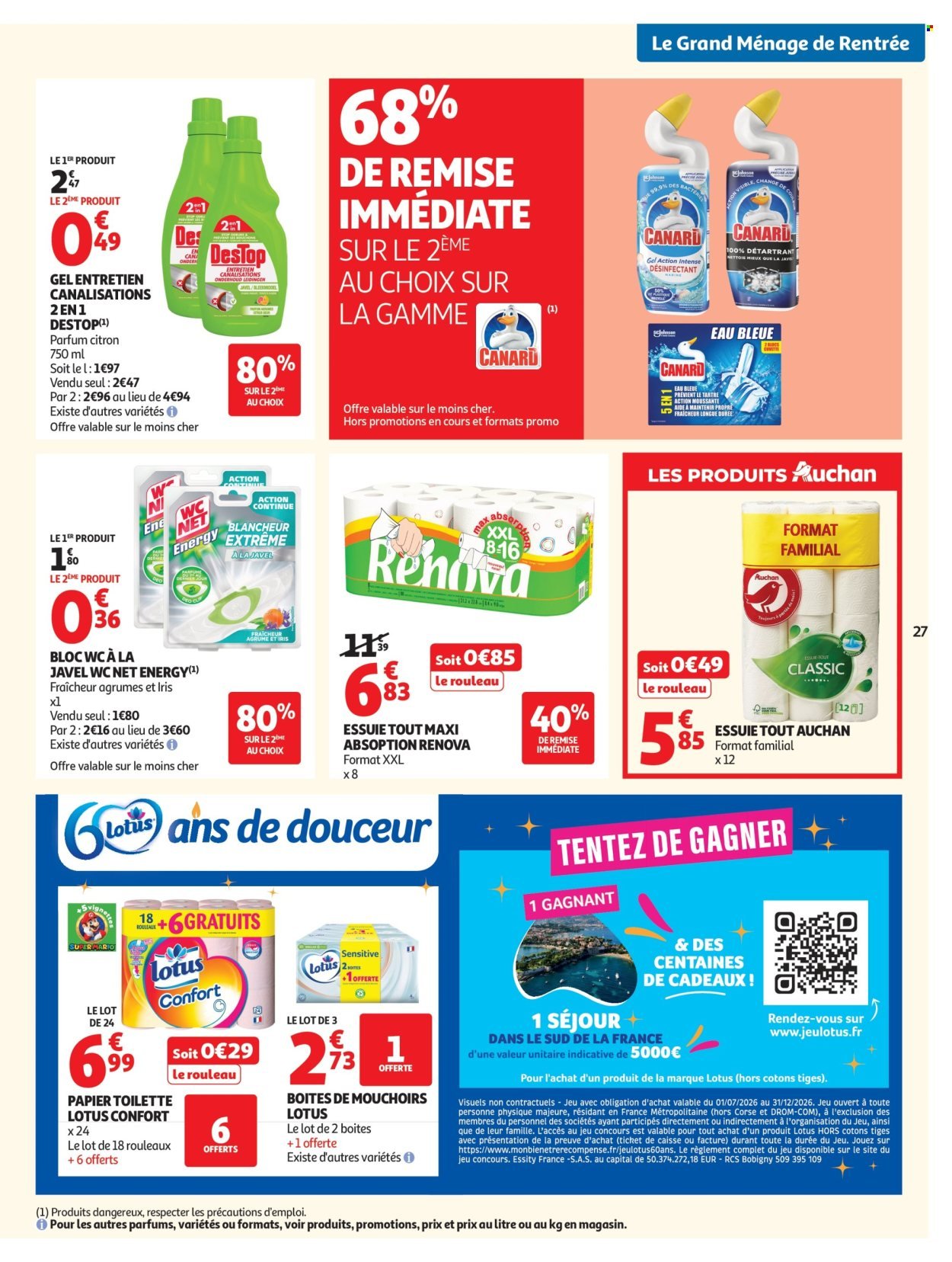 Catalogue AUCHAN - Ménage rentrée hypers