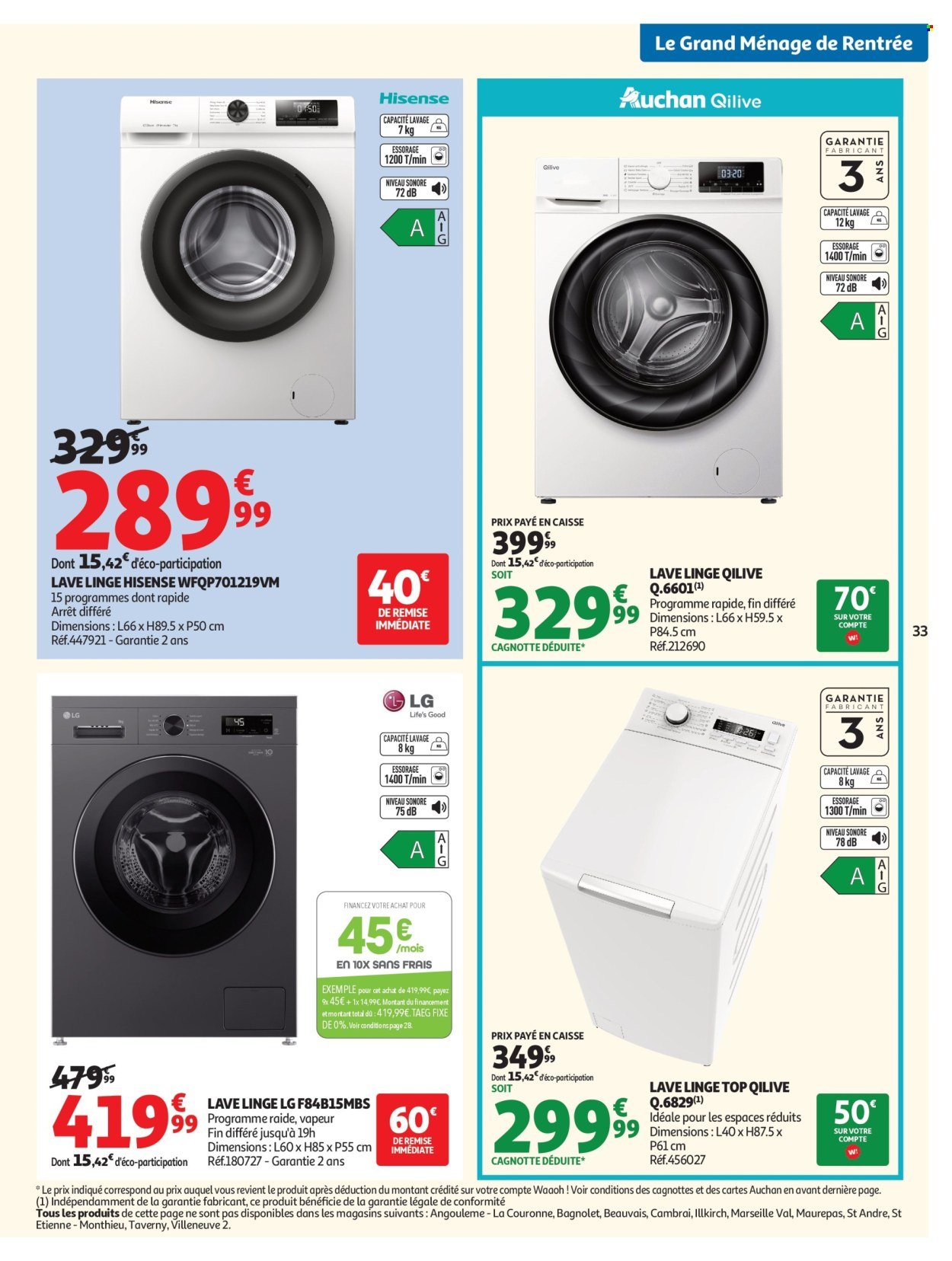 Catalogue AUCHAN - Ménage rentrée hypers