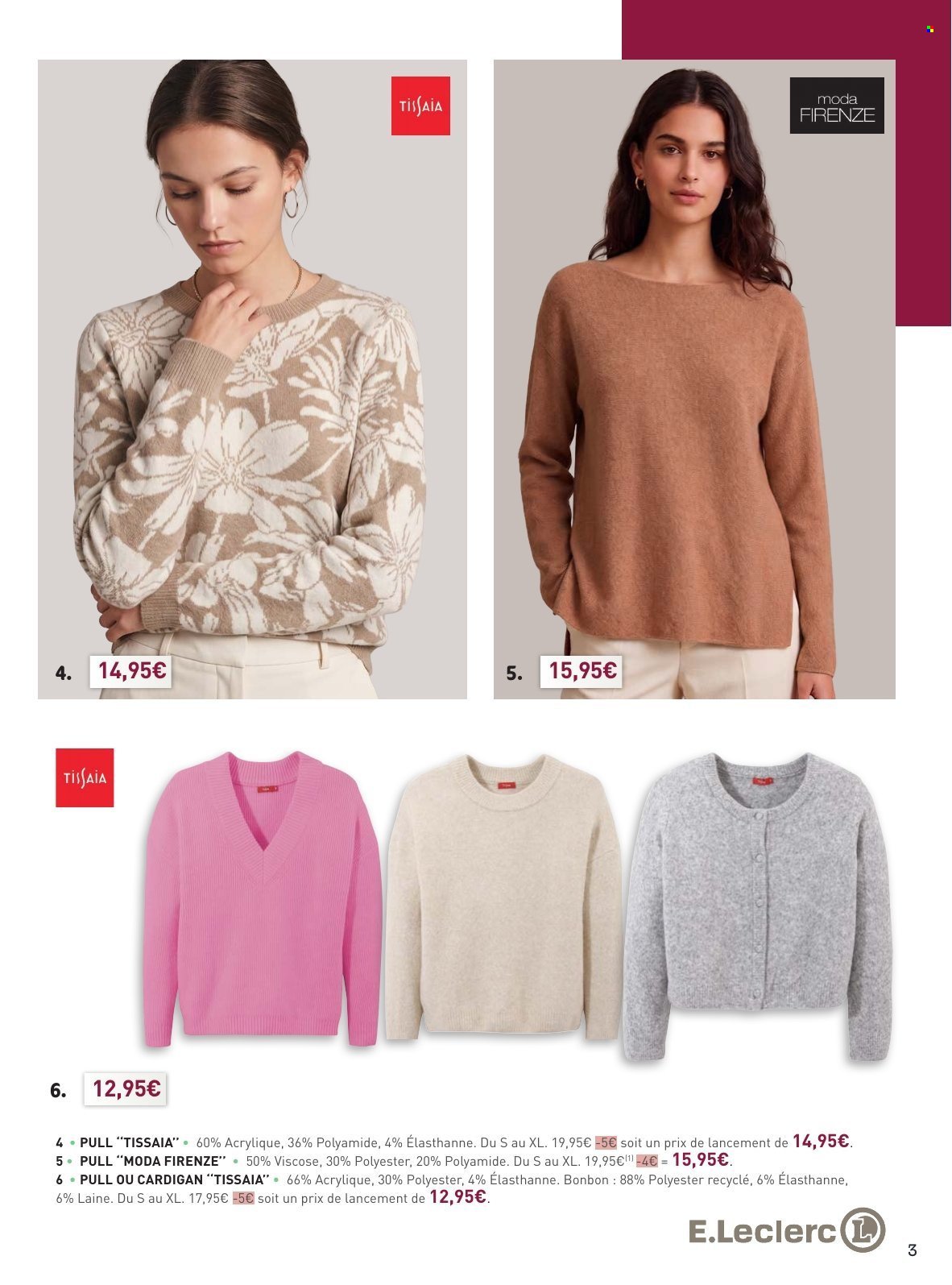 Catalogue E.LECLERC - Foire aux Pulls