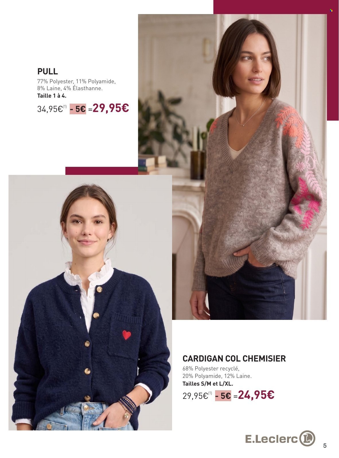 Catalogue E.LECLERC - Foire aux Pulls