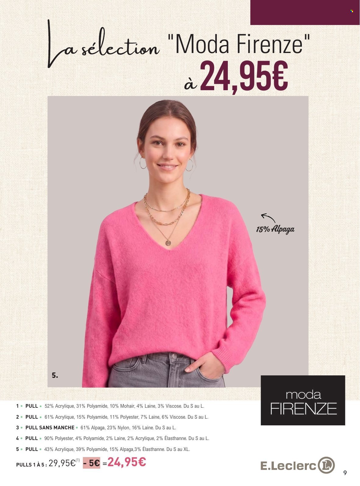 Catalogue E.LECLERC - Foire aux Pulls