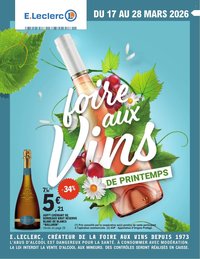 Catalogue E.LECLERC - FOIRE AUX VINS DE PRINTEMPS