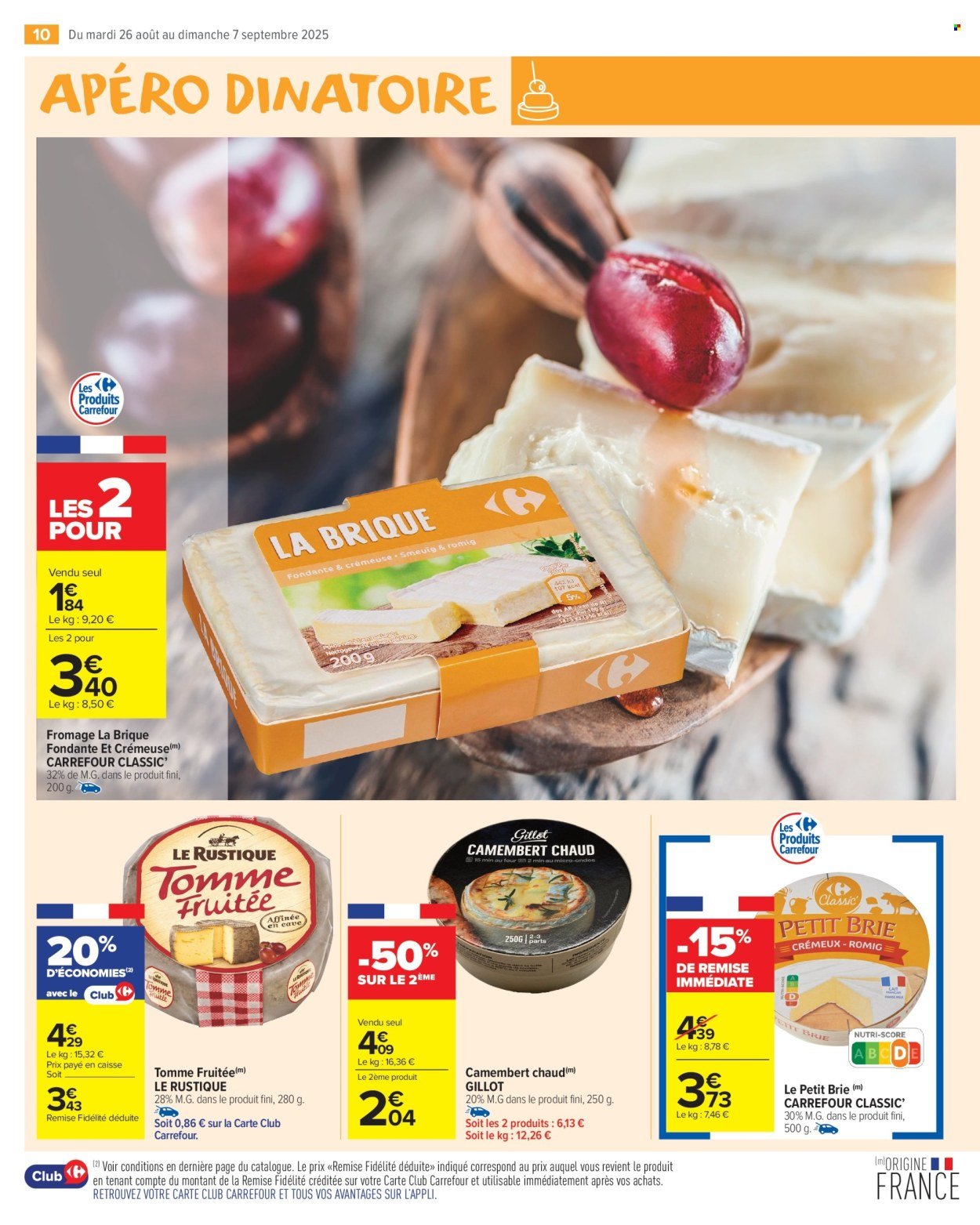 Catalogue CARREFOUR MARKET - LES JOURS MEILLEURS AVEC LES PRODUITS CARREFOUR ! (2025-08-26 - 2025-09-07)