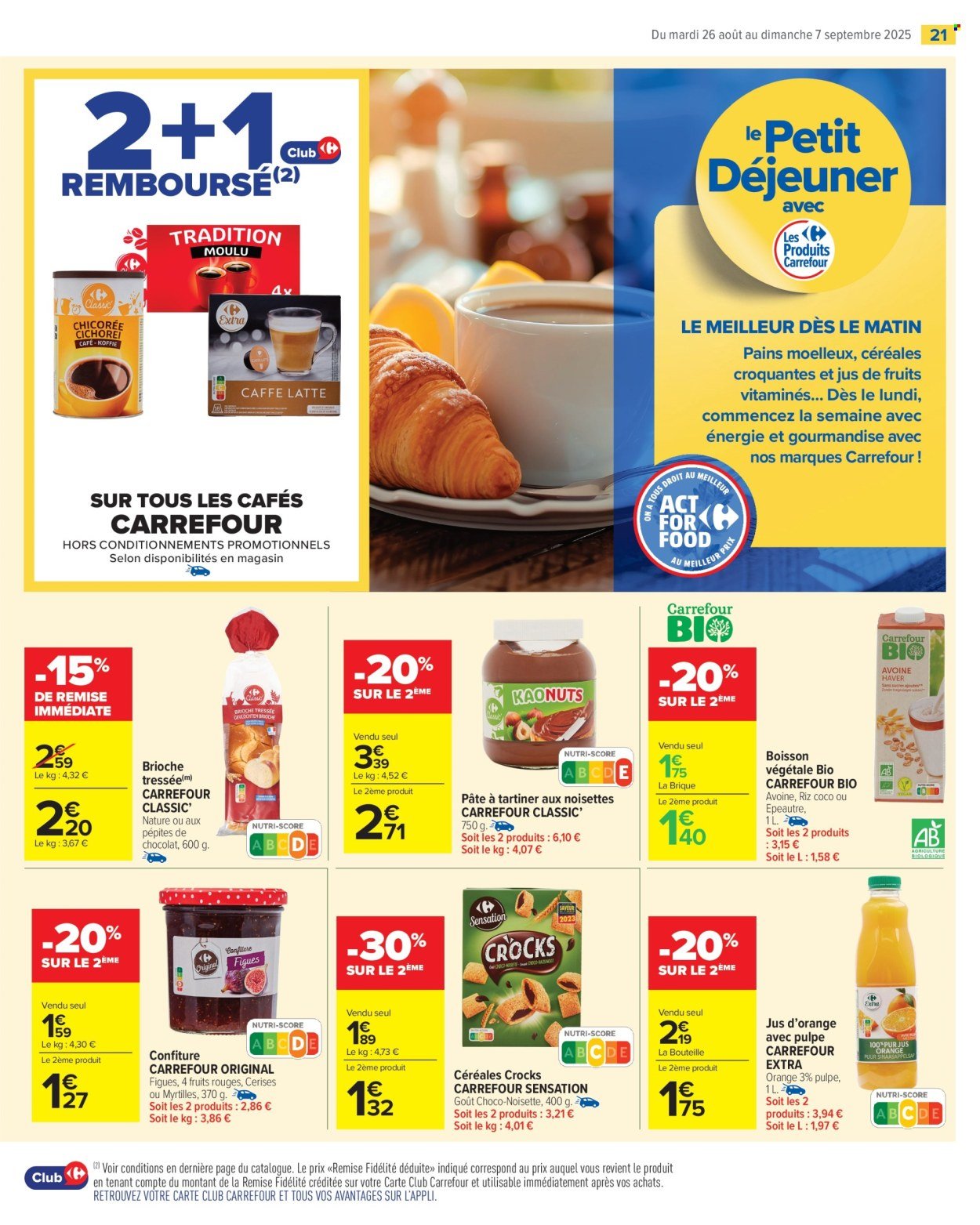 Catalogue CARREFOUR MARKET - LES JOURS MEILLEURS AVEC LES PRODUITS CARREFOUR ! (2025-08-26 - 2025-09-07)