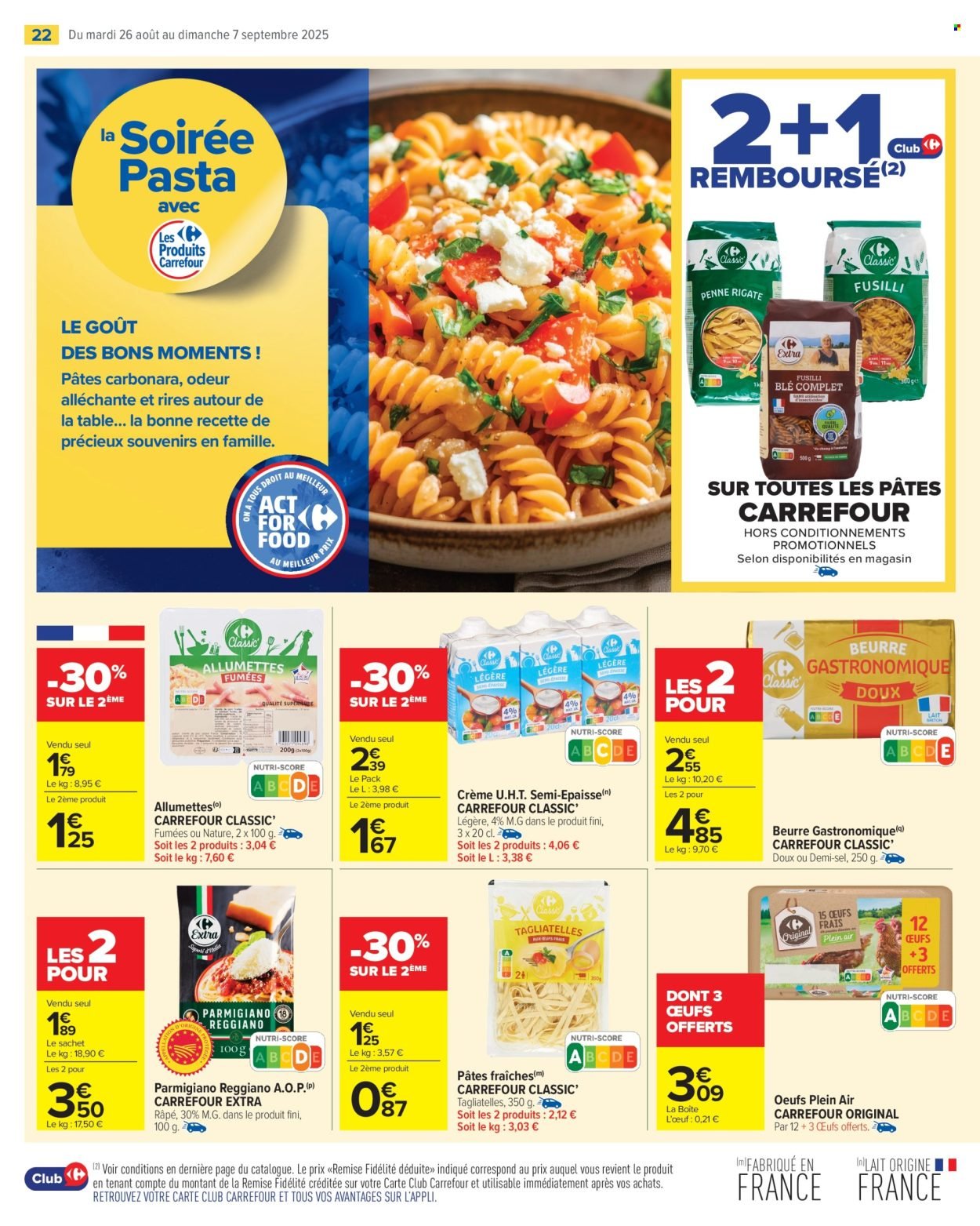Catalogue CARREFOUR MARKET - LES JOURS MEILLEURS AVEC LES PRODUITS CARREFOUR ! (2025-08-26 - 2025-09-07)