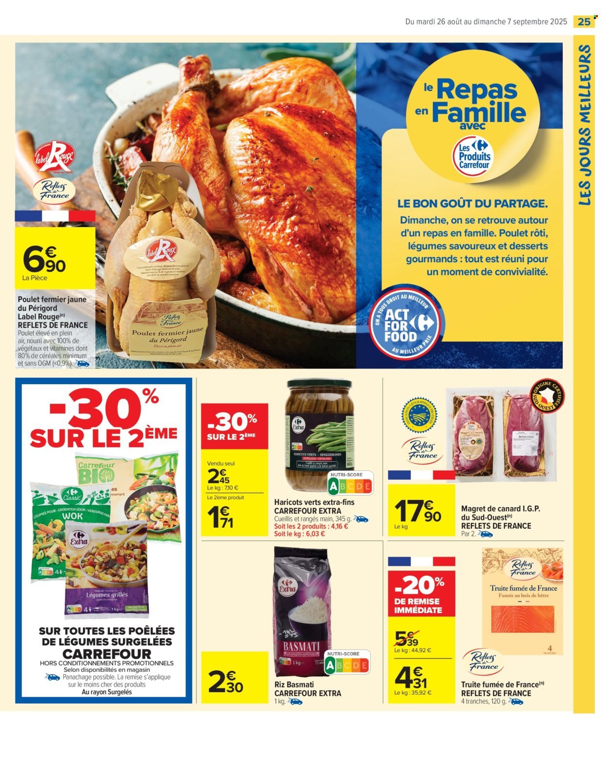 Catalogue CARREFOUR MARKET - LES JOURS MEILLEURS AVEC LES PRODUITS CARREFOUR ! (2025-08-26 - 2025-09-07)