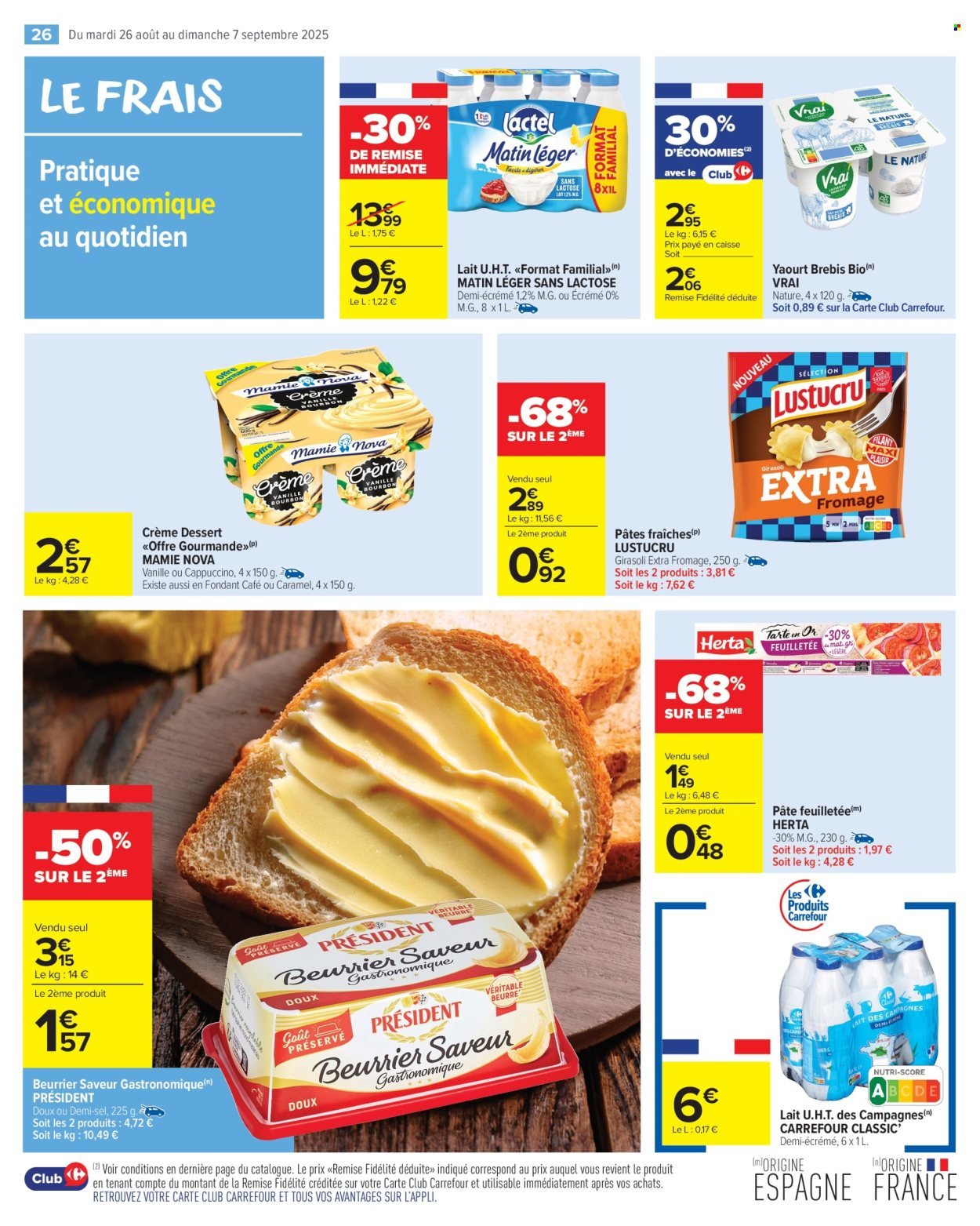 Catalogue CARREFOUR MARKET - LES JOURS MEILLEURS AVEC LES PRODUITS CARREFOUR ! (2025-08-26 - 2025-09-07)