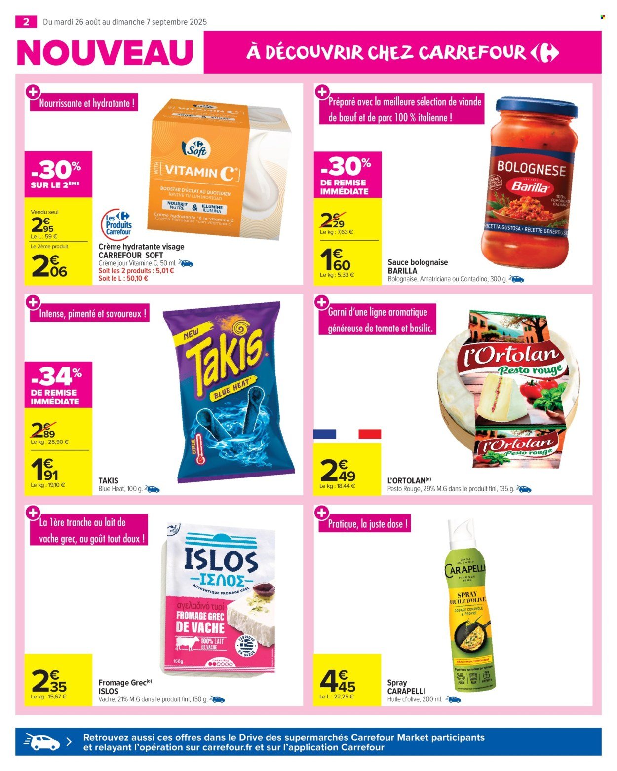 Catalogue CARREFOUR MARKET - LES JOURS MEILLEURS AVEC LES PRODUITS CARREFOUR ! (2025-08-26 - 2025-09-07)