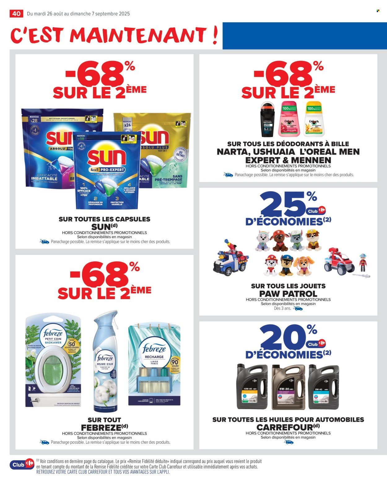 Catalogue CARREFOUR MARKET - LES JOURS MEILLEURS AVEC LES PRODUITS CARREFOUR ! (2025-08-26 - 2025-09-07)