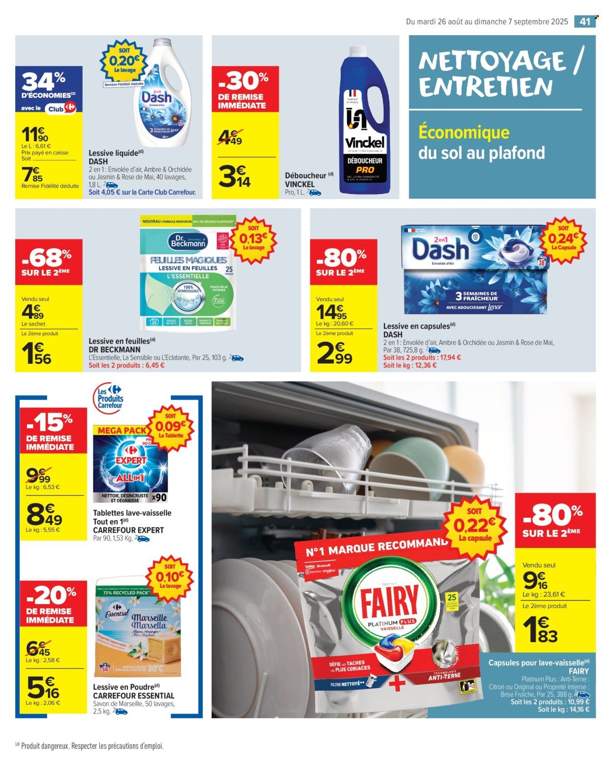 Catalogue CARREFOUR MARKET - LES JOURS MEILLEURS AVEC LES PRODUITS CARREFOUR ! (2025-08-26 - 2025-09-07)