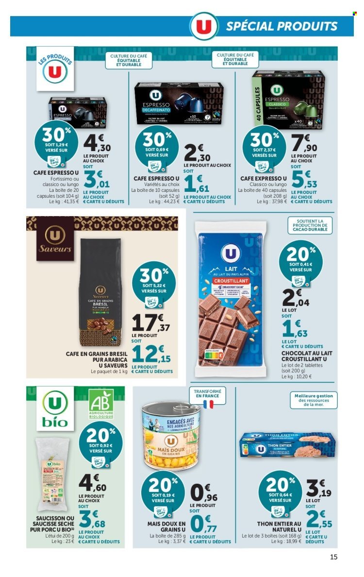 Catalogue SUPER U - Les prix bas de la semaine (2026-04-14 - 2026-04-26)